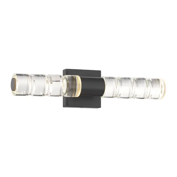 Beale LED Bathroom Vanity Light in Black Lustre - Image 3
