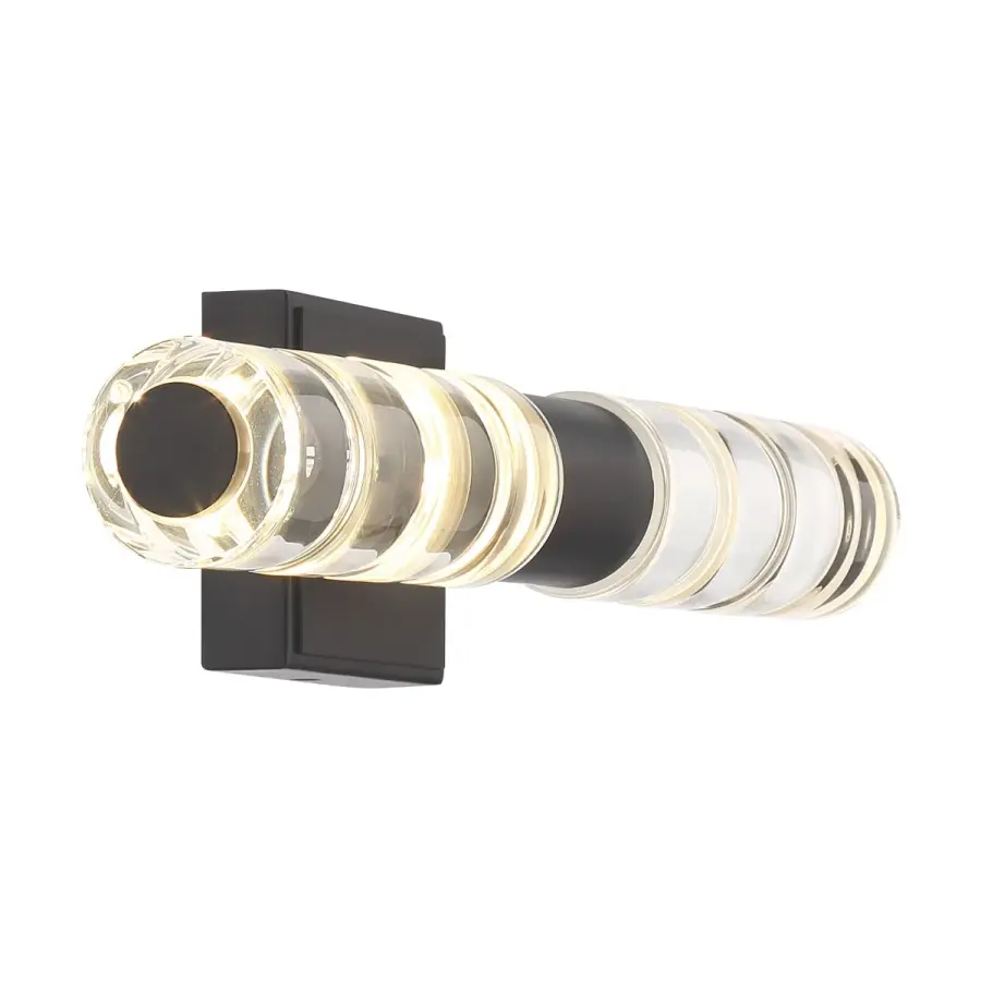 Beale LED Bathroom Vanity Light in Black Lustre - Image 5