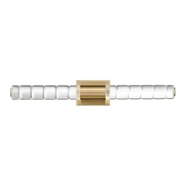 Beale LED Bathroom Vanity Light in Noble Brass - Image 2