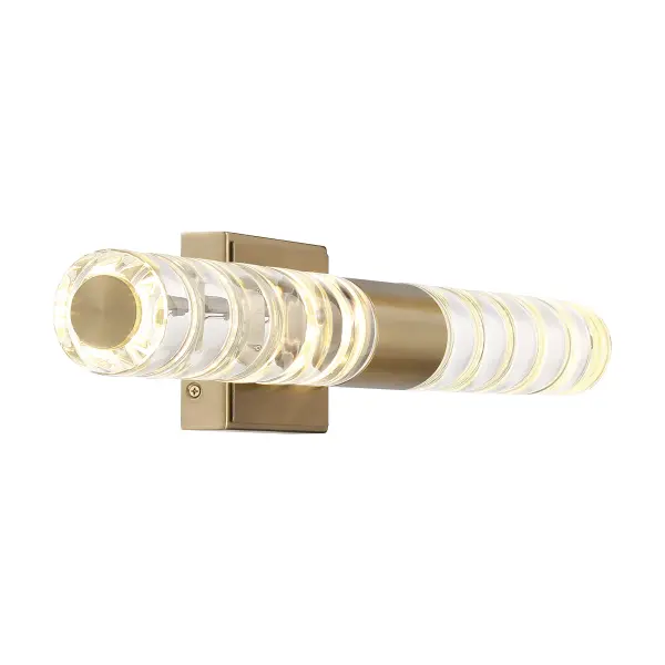 Beale LED Bathroom Vanity Light in Noble Brass - Image 5