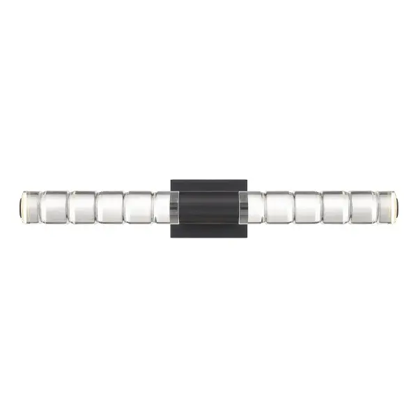 Beale LED Bathroom Vanity Light in Black Lustre - Image 1