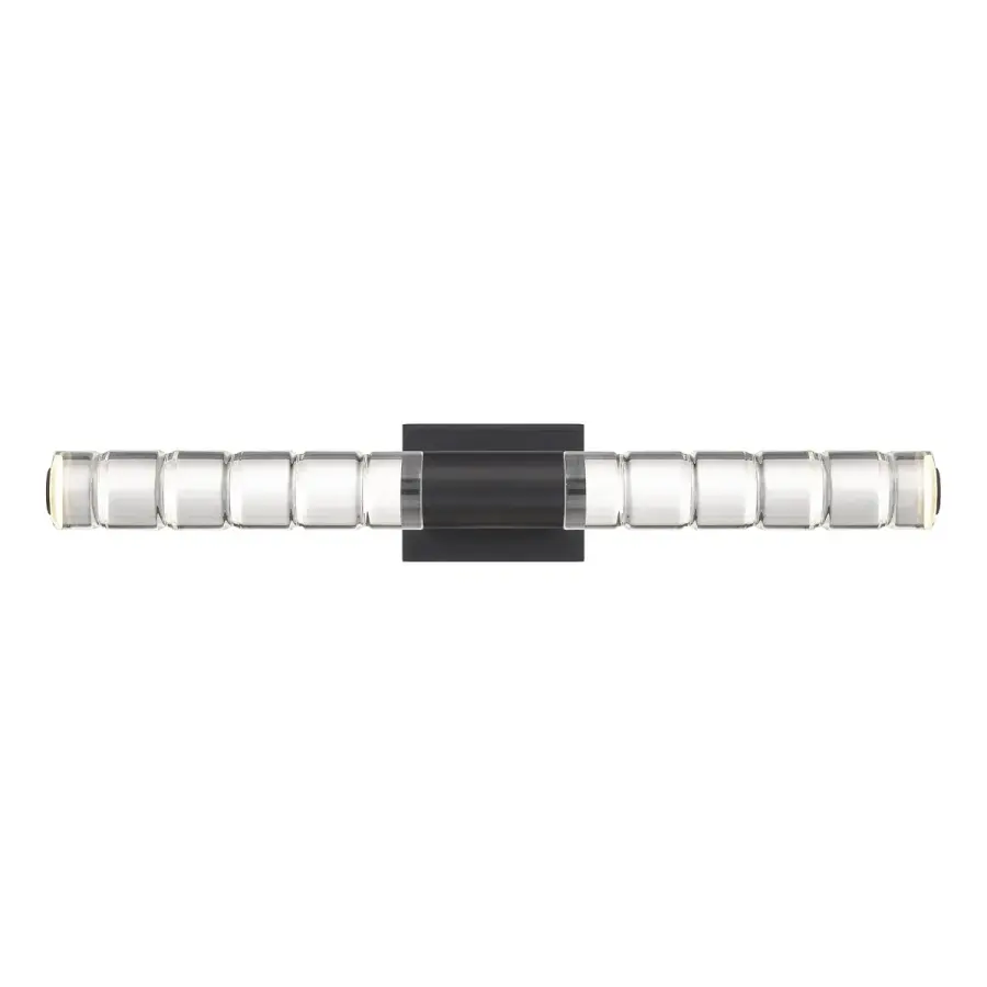 Beale LED Bathroom Vanity Light in Black Lustre - Image 1