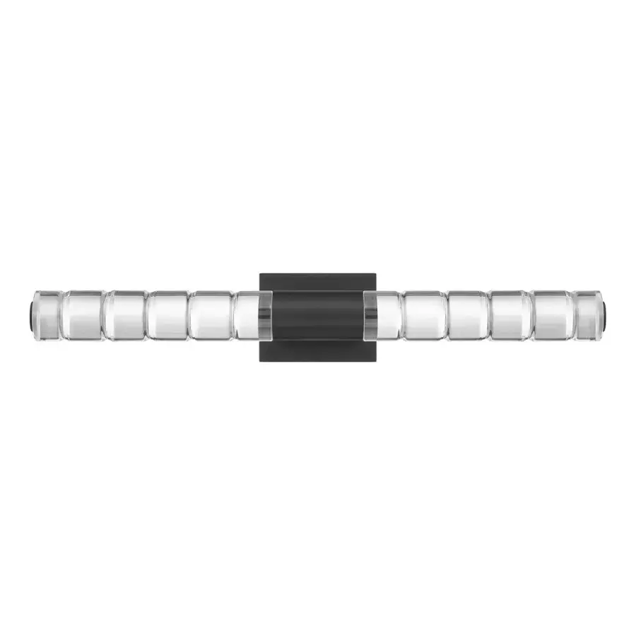 Beale LED Bathroom Vanity Light in Black Lustre - Image 2