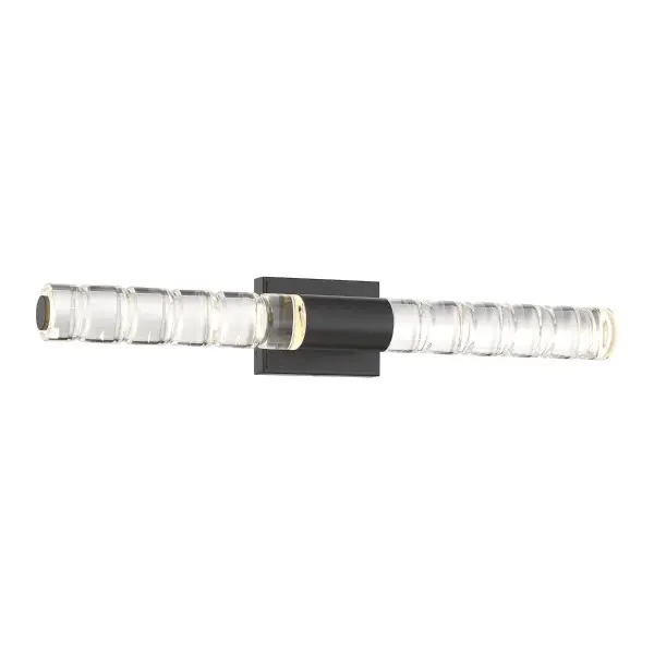 Beale LED Bathroom Vanity Light in Black Lustre - Image 3