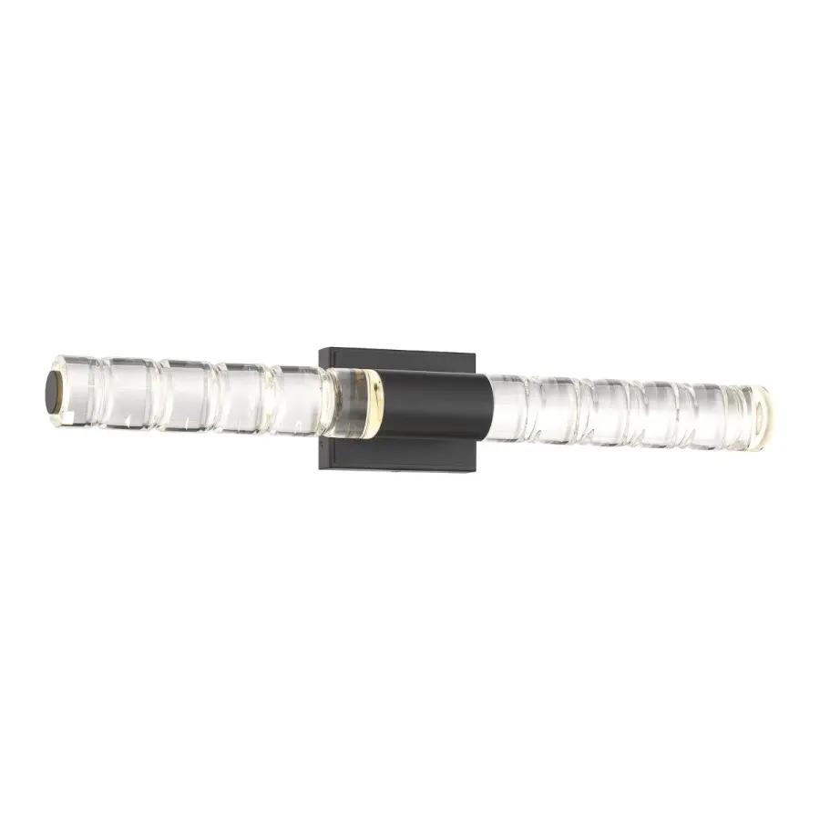 Beale LED Bathroom Vanity Light in Black Lustre - Image 3