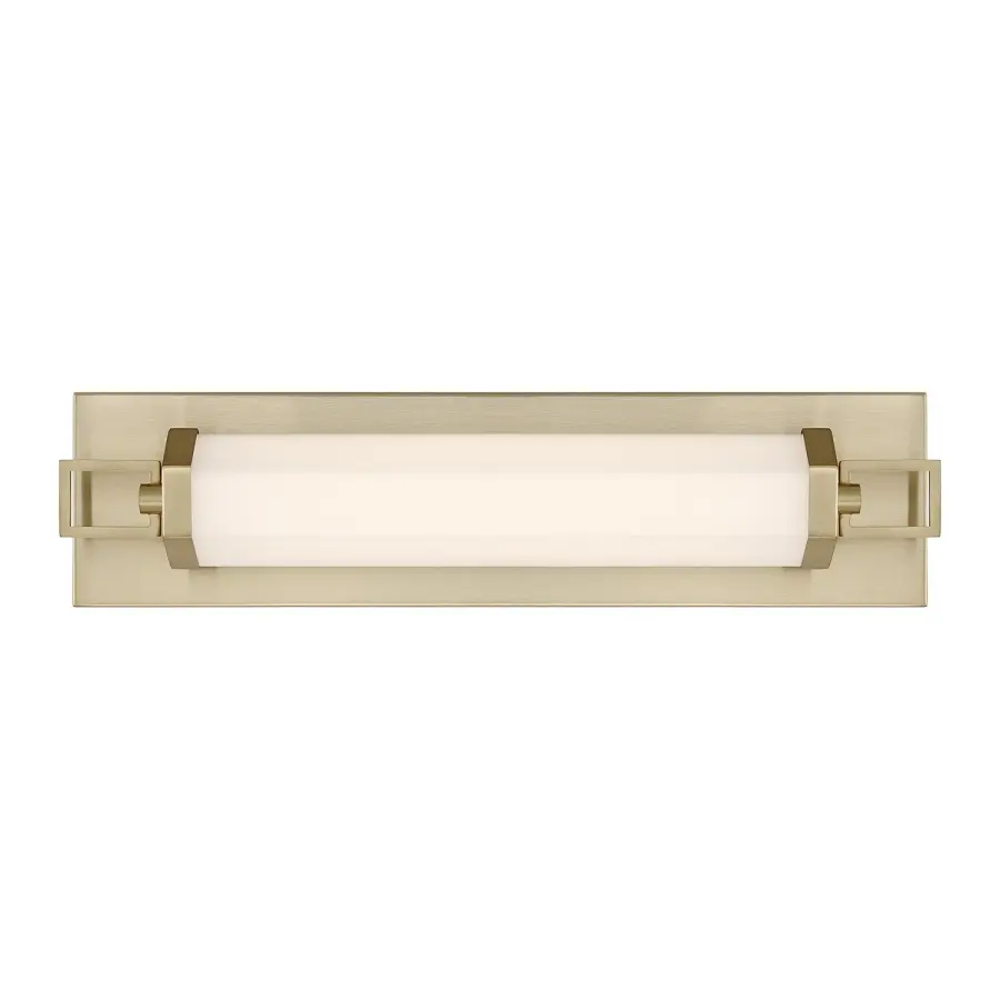 Parker LED Bathroom Vanity Light in Noble Brass - Image 1