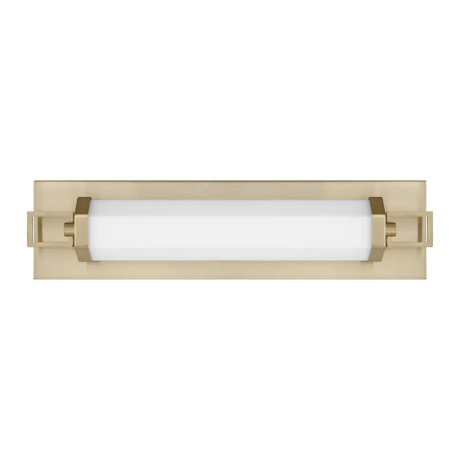 Parker 18" LED Bathroom Vanity Light in Noble Brass - Image 2