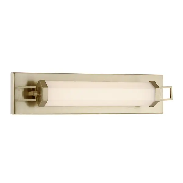 Parker 18" LED Bathroom Vanity Light in Noble Brass - Image 3