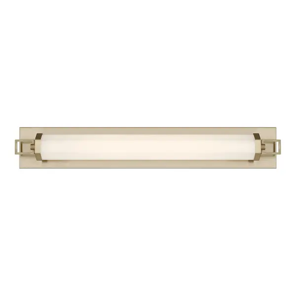 Parker 28" LED Bathroom Vanity Light in Noble Brass - Image 1