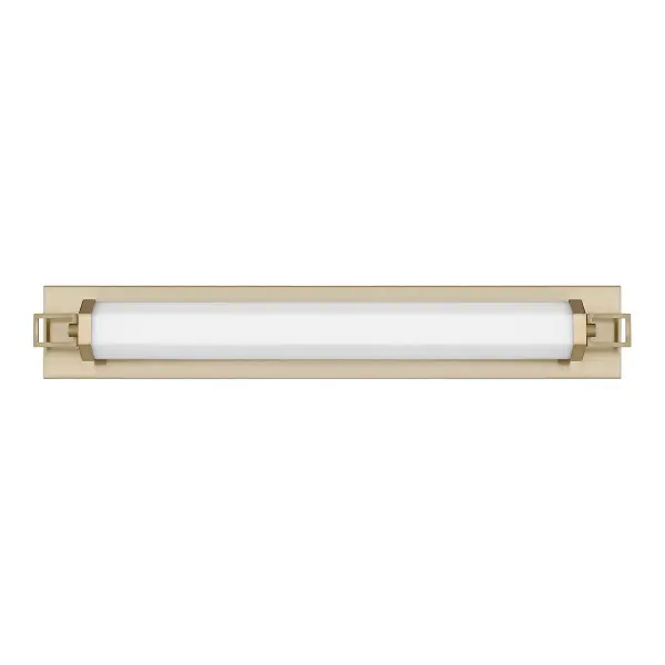 Parker 28" LED Bathroom Vanity Light in Noble Brass - Image 2