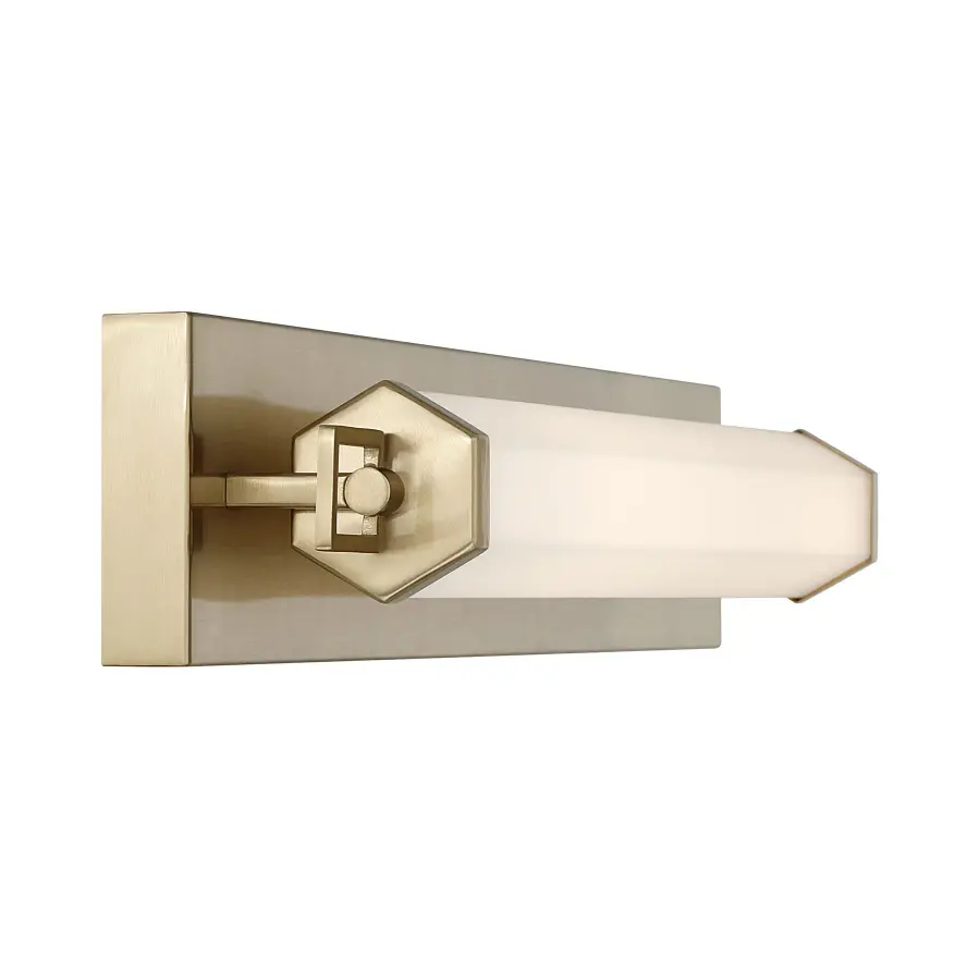 Parker 28" LED Bathroom Vanity Light in Noble Brass - Image 5
