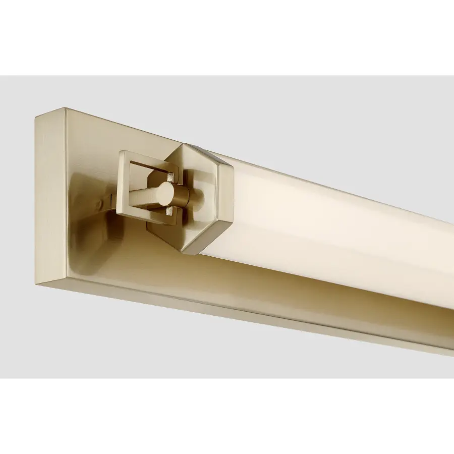 Parker 28" LED Bathroom Vanity Light in Noble Brass - Image 6