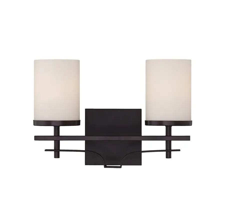 Colton Two Light Bath Bar in English Bronze