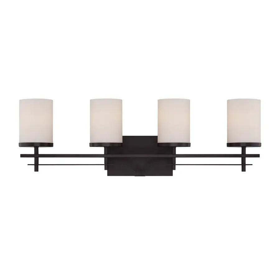 Colton 4-Light Bath Bar in English Bronze