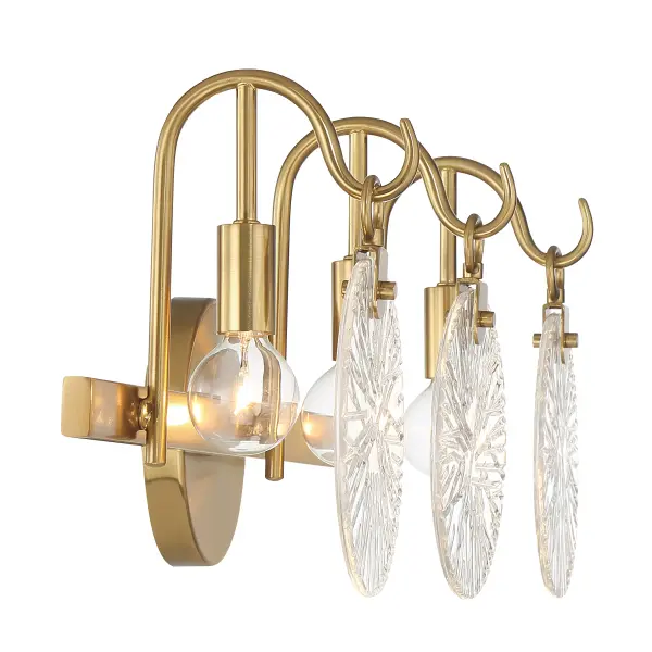 Addison 3-Light Bathroom Vanity in Warm Brass - Image 5
