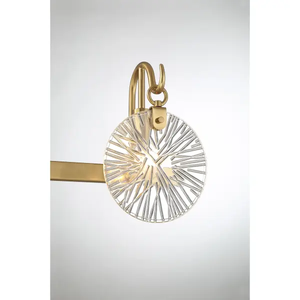 Addison 3-Light Bathroom Vanity in Warm Brass - Image 6