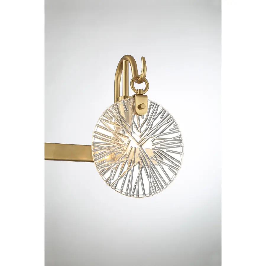 Addison 3-Light Bathroom Vanity in Warm Brass - Image 6