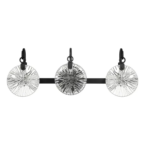 Addison 3-Light Bathroom Vanity Light in Matte Black - Image 2