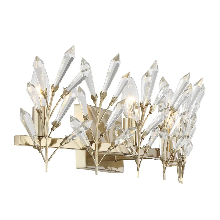 Orianna 4-Light Bathroom Vanity Light in Noble Brass - Image 5