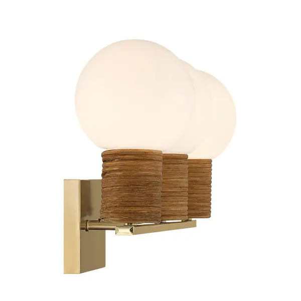 Jarrell 3-Light Bathroom Vanity Light in Warm Brass - Image 5