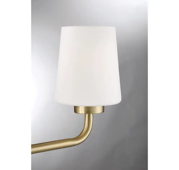 Capra 3-Light Bathroom Vanity Light in Warm Brass - Image 11