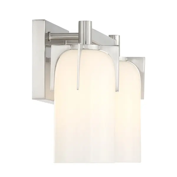 Caldwell 2-Light Bathroom Vanity Light in Satin Nickel - Image 5