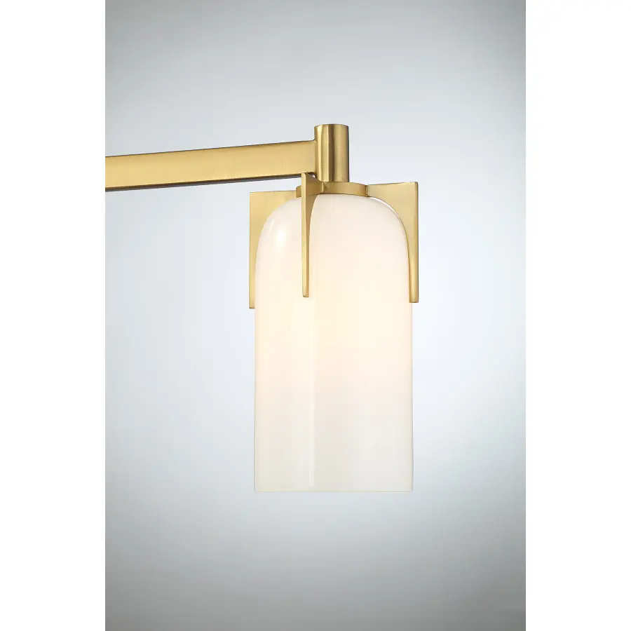 Caldwell 3-Light Bathroom Vanity in Warm Brass - Image 6