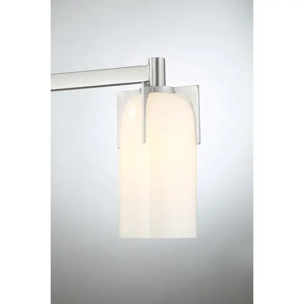 Caldwell 3-Light Bathroom Vanity Light in Satin Nickel - Image 6
