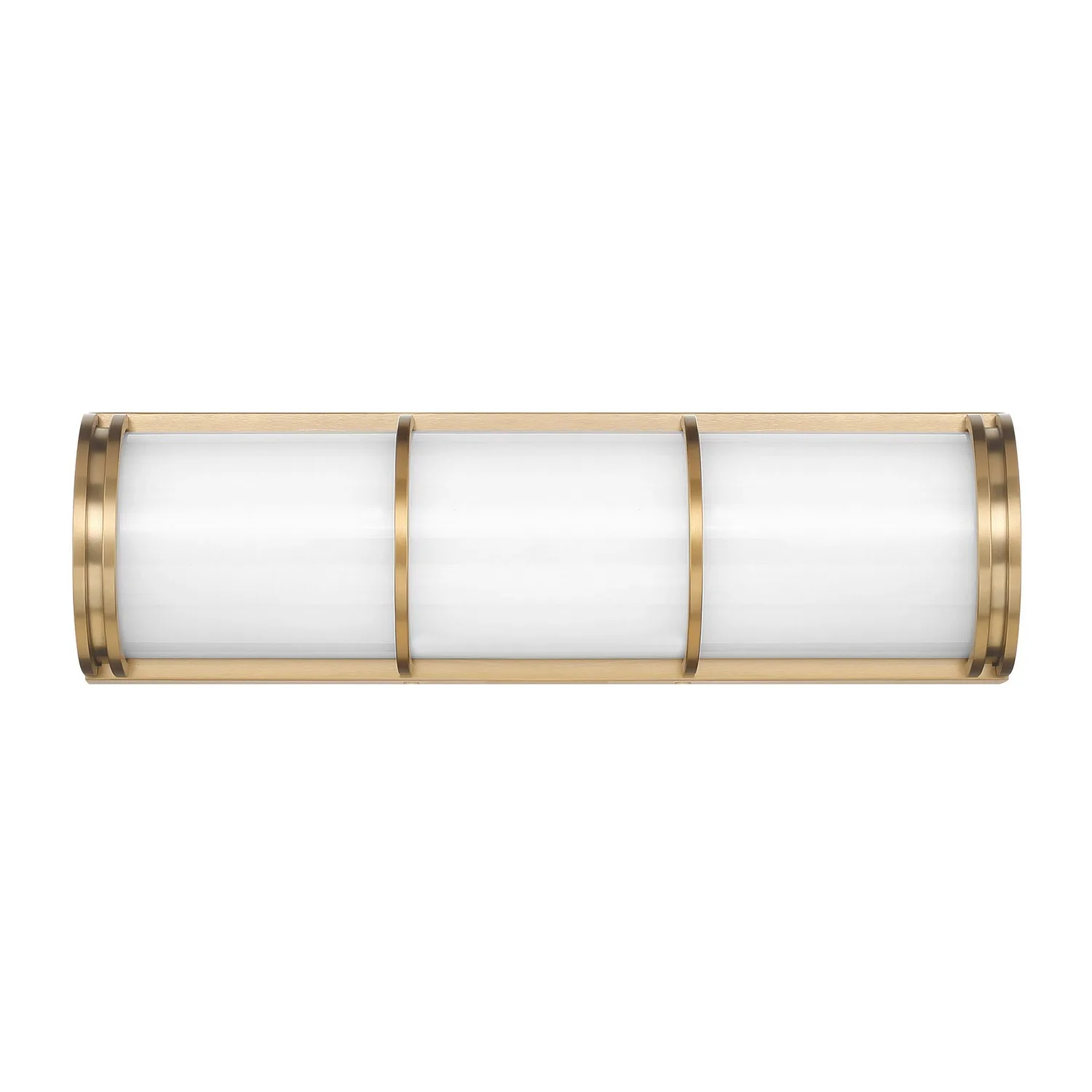 Harper LED Bathroom Vanity Light in Warm Brass