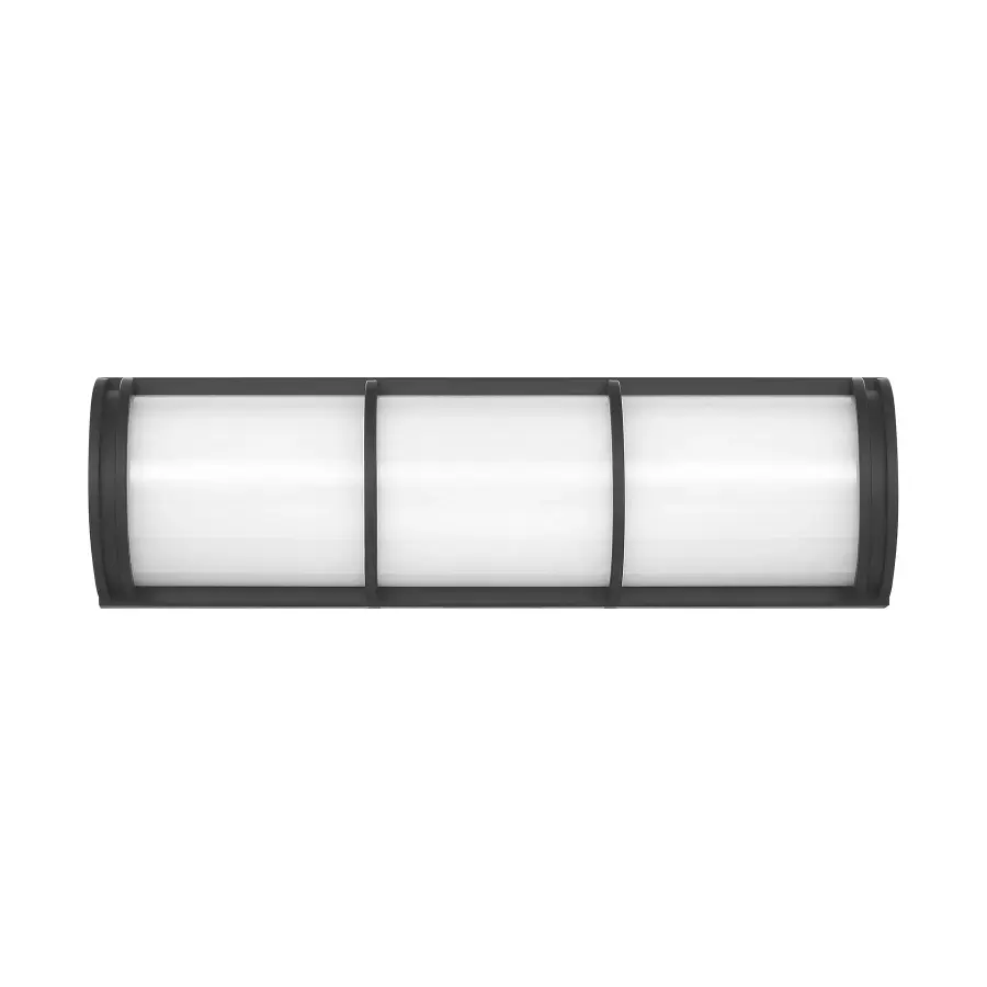 Harper LED Bathroom Vanity Light in Matte Black - Image 2
