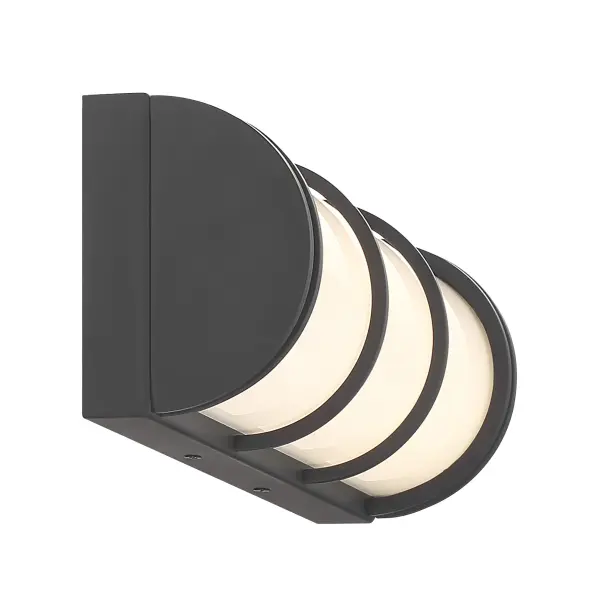 Harper LED Bathroom Vanity Light in Matte Black - Image 5