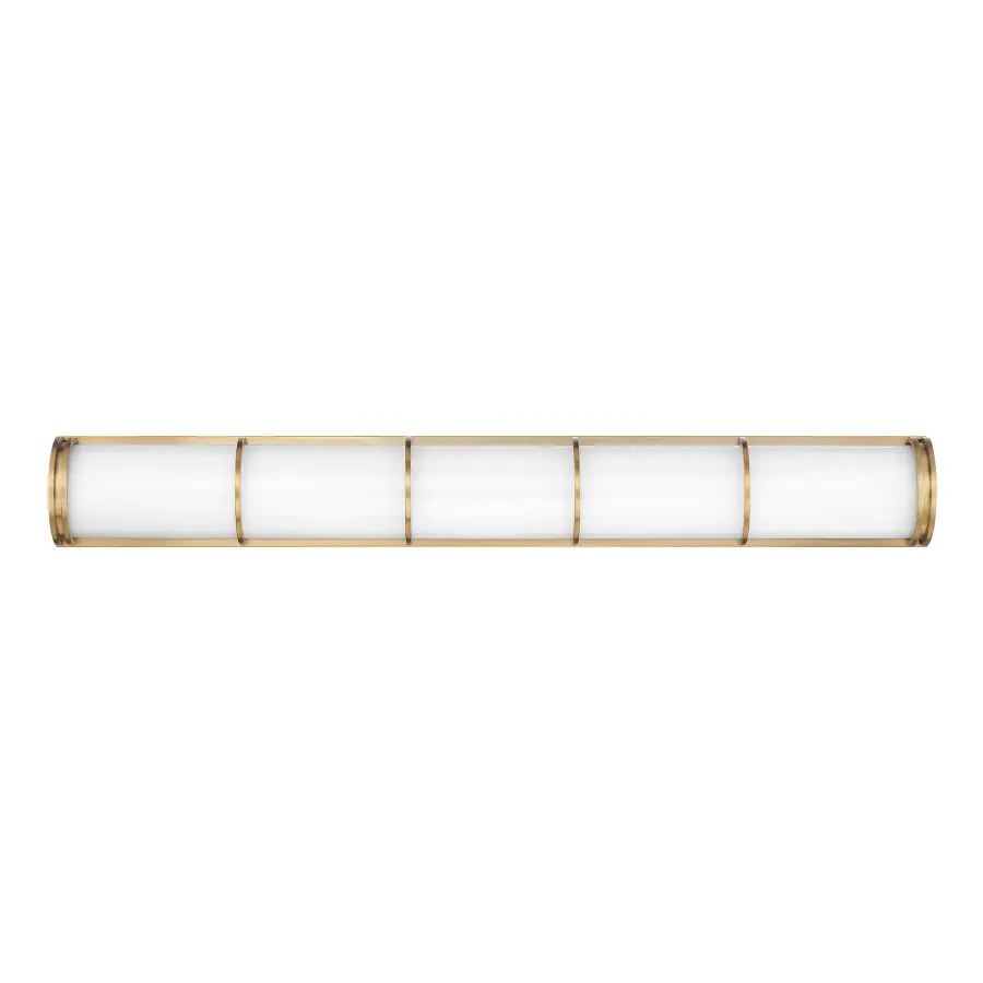 Harper LED Bathroom Vanity Light in Warm Brass - Image 2