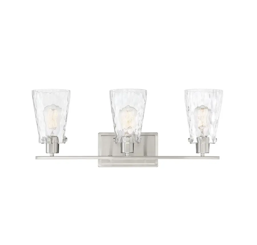 Vaughan 3-Light Bathroom Vanity Light in Satin Nickel - Image 2