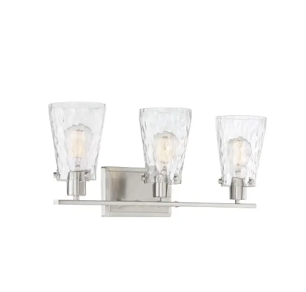 Vaughan 3-Light Bathroom Vanity Light in Satin Nickel - Image 5