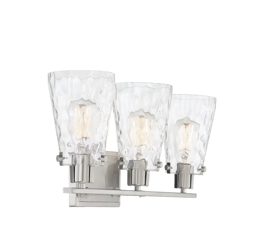 Vaughan 3-Light Bathroom Vanity Light in Satin Nickel - Image 7