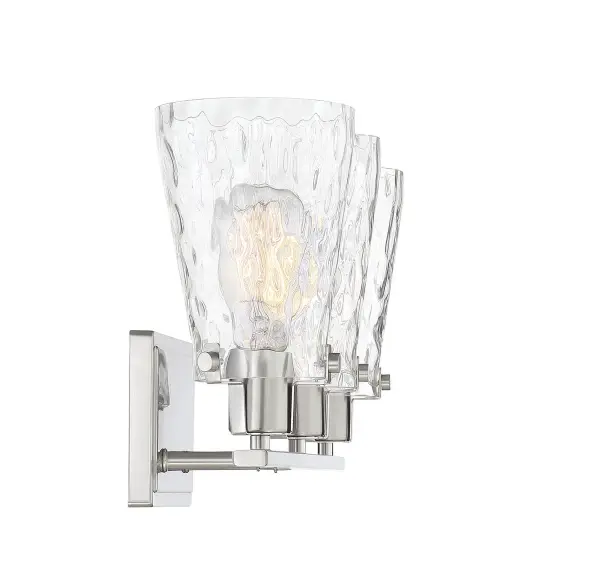 Vaughan 3-Light Bathroom Vanity Light in Satin Nickel - Image 9