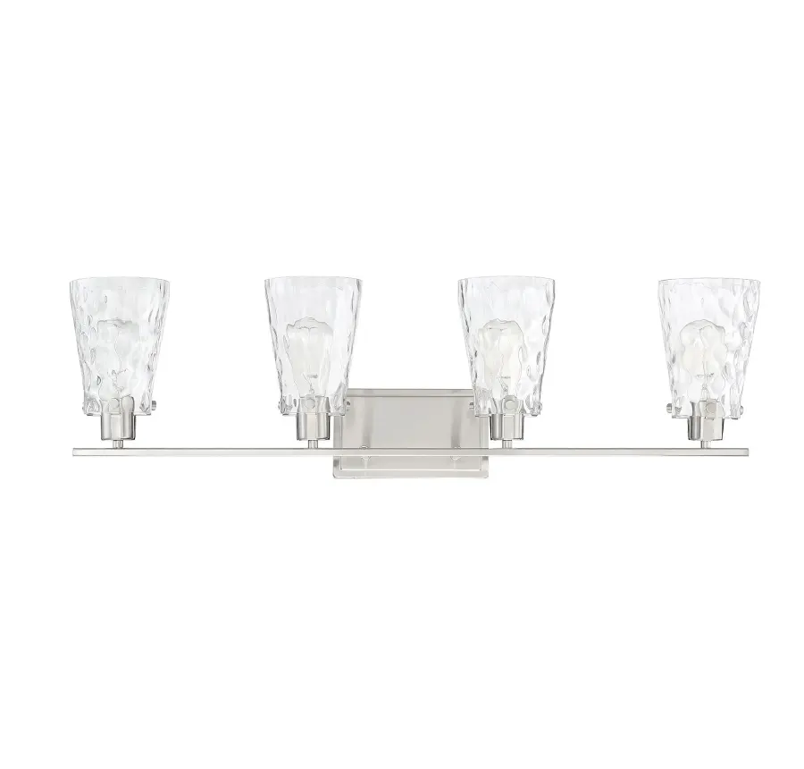 Vaughan 4-Light Bathroom Vanity Light in Satin Nickel - Image 3