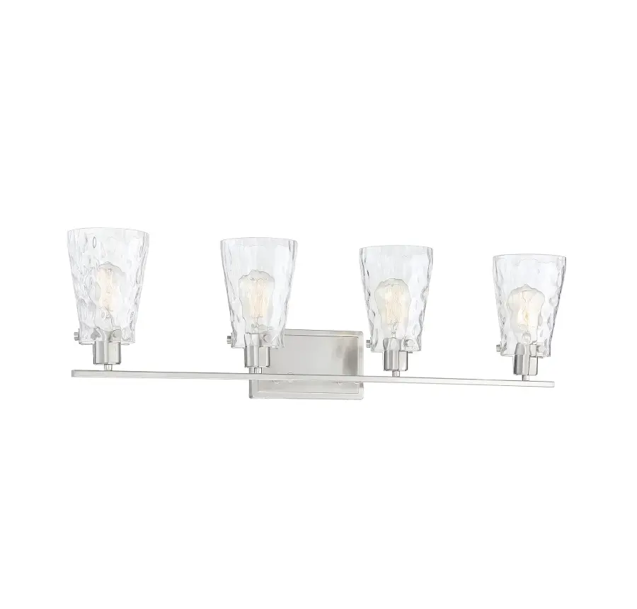 Vaughan 4-Light Bathroom Vanity Light in Satin Nickel - Image 5