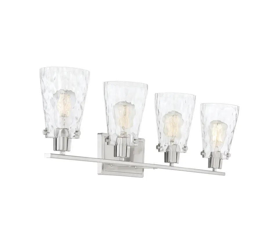 Vaughan 4-Light Bathroom Vanity Light in Satin Nickel - Image 7