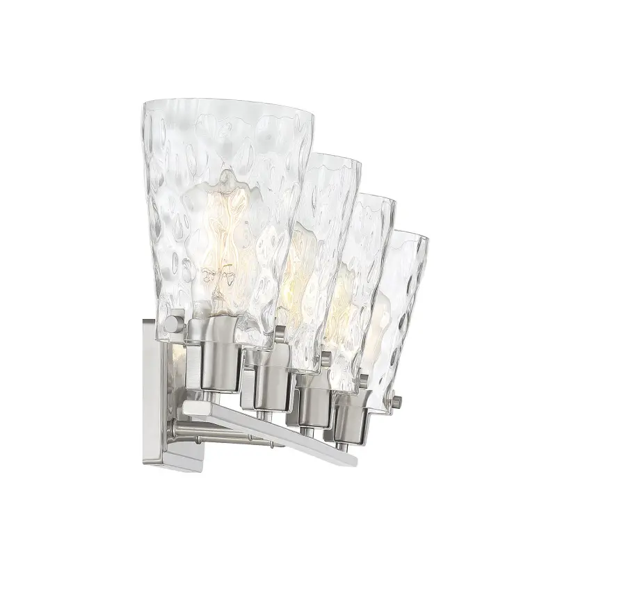 Vaughan 4-Light Bathroom Vanity Light in Satin Nickel - Image 10
