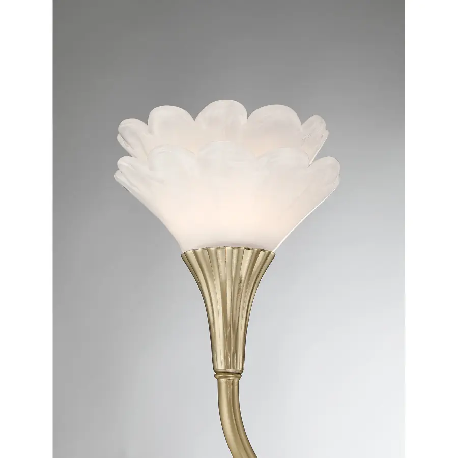 Florena 3-Light Bathroom Vanity Light in Noble Brass by Breegan Jane - Image 6