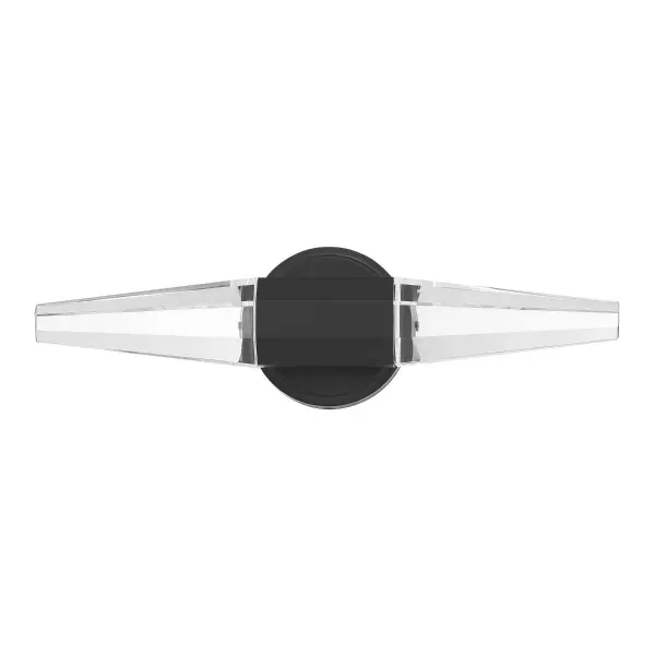 Beaumont LED Bathroom Vanity Light in Black Lustre - alternate view