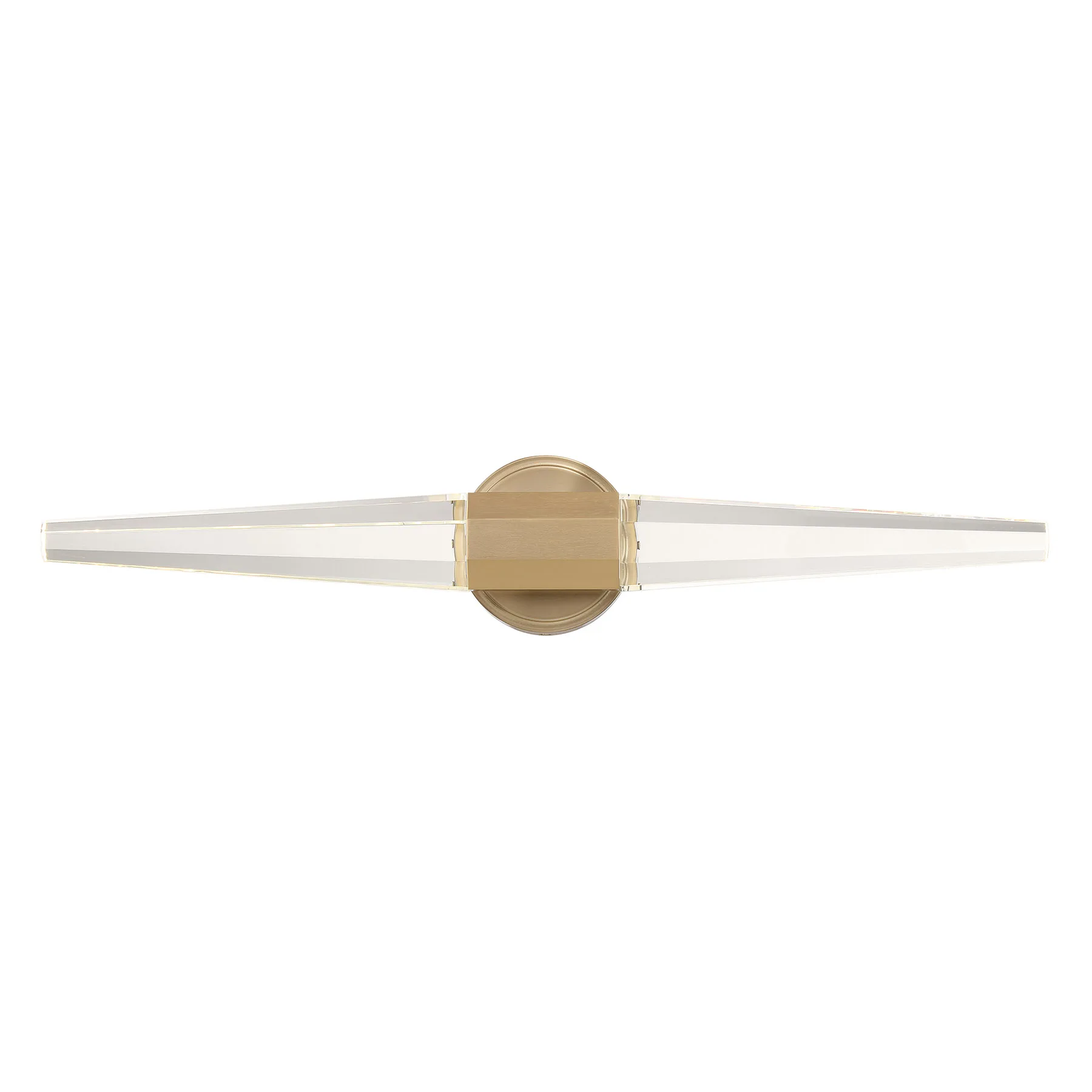 Beaumont LED Bathroom Vanity Light in Noble Brass