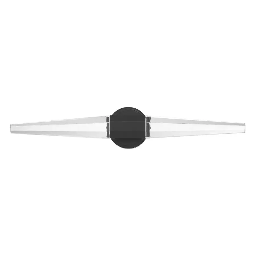 Beaumont LED Bathroom Vanity Light in Black Lustre - Image 2
