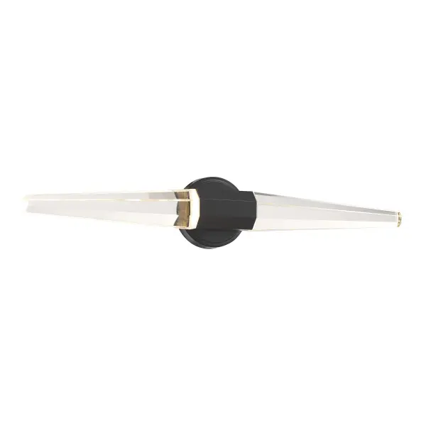 Beaumont LED Bathroom Vanity Light in Black Lustre - Image 3