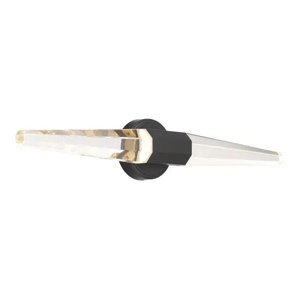 Beaumont LED Bathroom Vanity Light in Black Lustre - Image 4