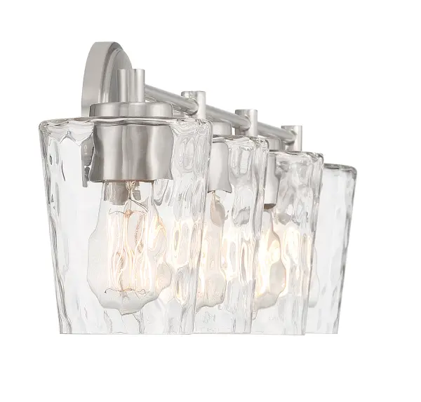 Ballas 4-Light Bathroom Vanity Light in Satin Nickel - Image 5