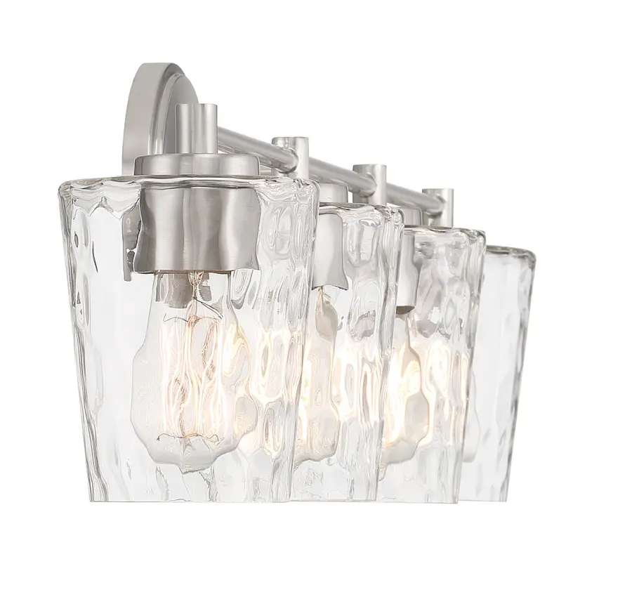 Ballas 4-Light Bathroom Vanity Light in Satin Nickel - Image 5