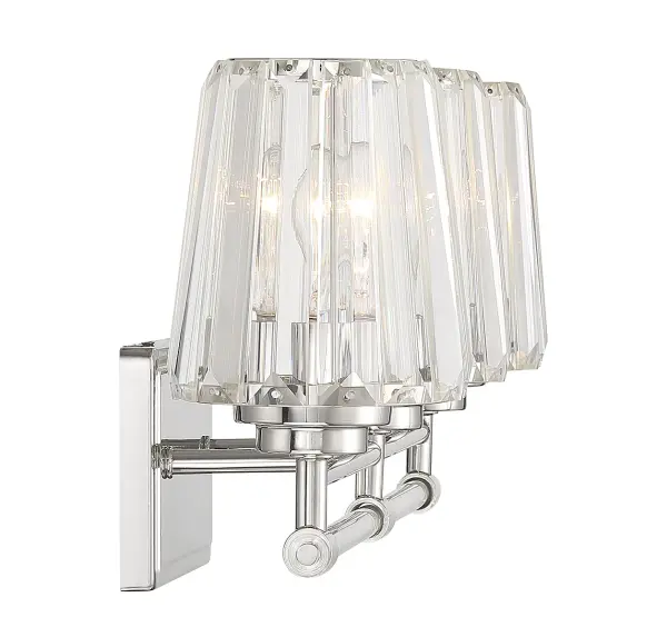 Garnet Three Light Bathroom Vanity in Polished Nickel - Image 5