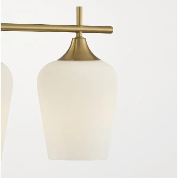 Octave 3-Light Bathroom Vanity Light in Warm Brass - Image 6